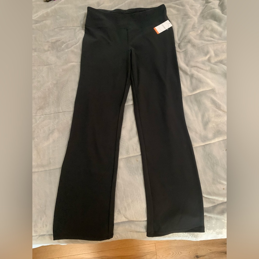 Jockey straight legged black yoga pants. BNWT.